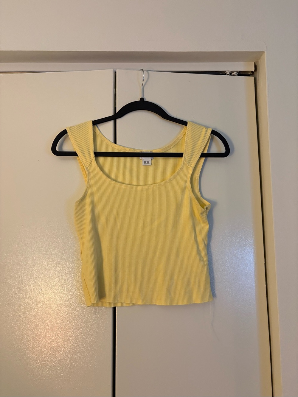BDG Yellow Ribbed Tank Top